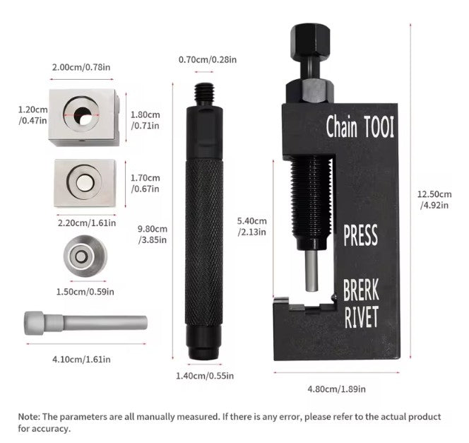 CHAIN BREAKER PRESS RIVETER 520-530 08-0470