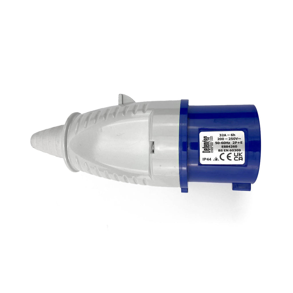 DEFENDER 230V MALE COUPLER PLUG 32A