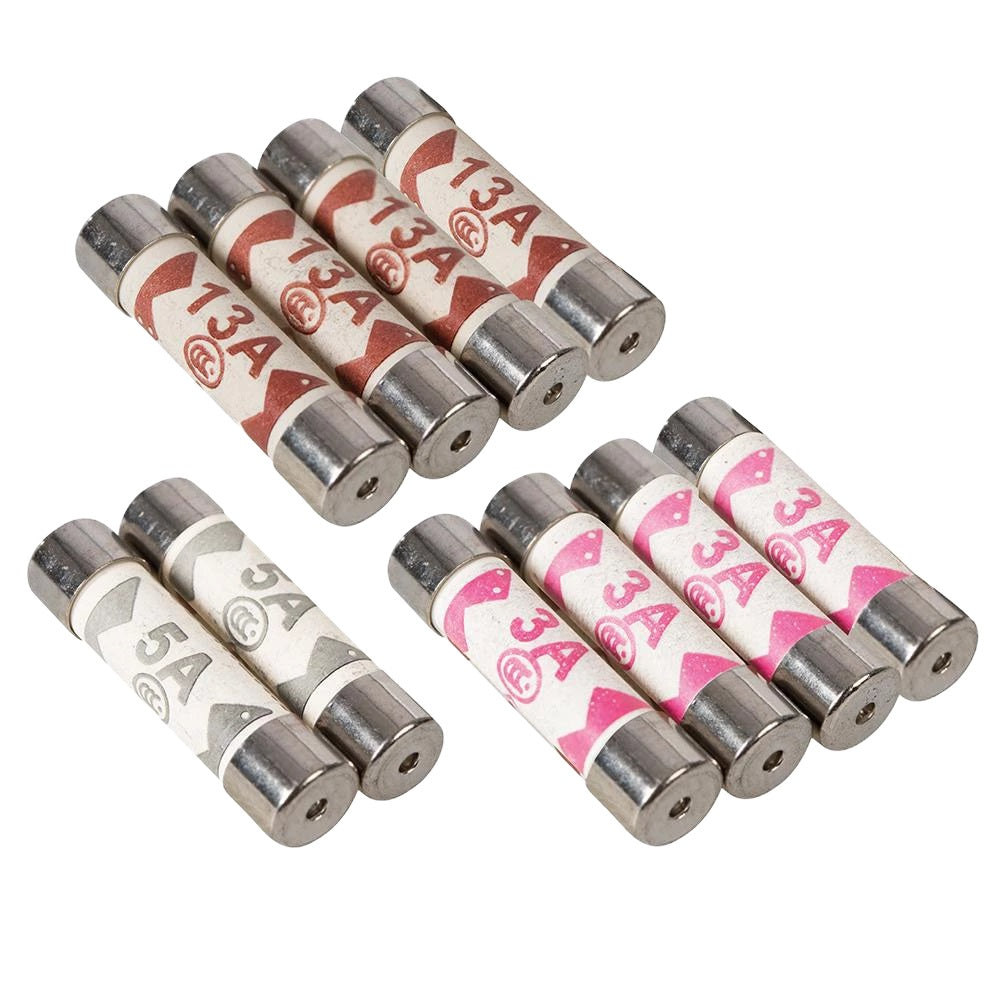 POWERMASTER MIXED FUSES 4x3A, 2x5A, 4x13A