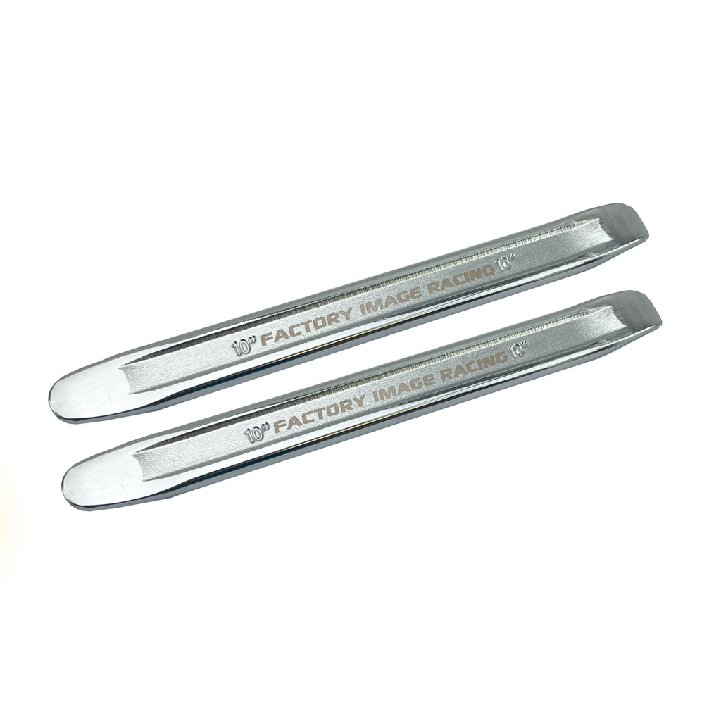 TYRE LEVER SET 240mm CHROME VANADIUM STEEL DOUBLE CURVE