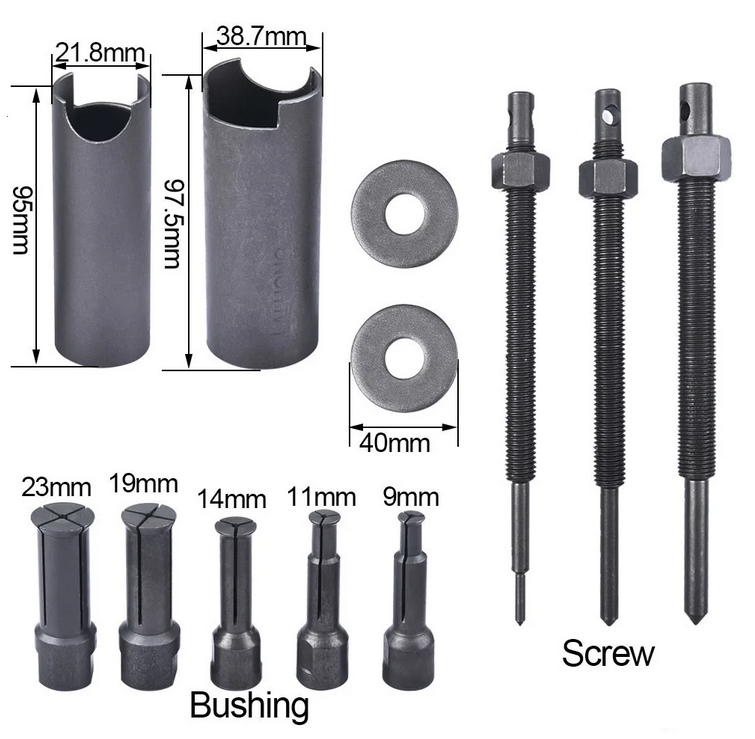 BLIND HOLE INNER INTERNAL BEARING PULLER EXTRACTOR REMOVING TOOL KIT