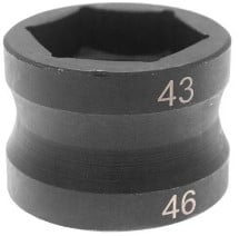 43mm-46mm DOUBLE HEAD PULLEY NUT 1/2 DRIVE GY6 NUT SLEEVE BELT CLUTCH REMOVAL