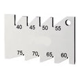 Valve Angle detection tool valve angle ruler measuring angle 40 * 45 ° 50 * 55 ° 60 ° 65 ° 70 ° 75 *