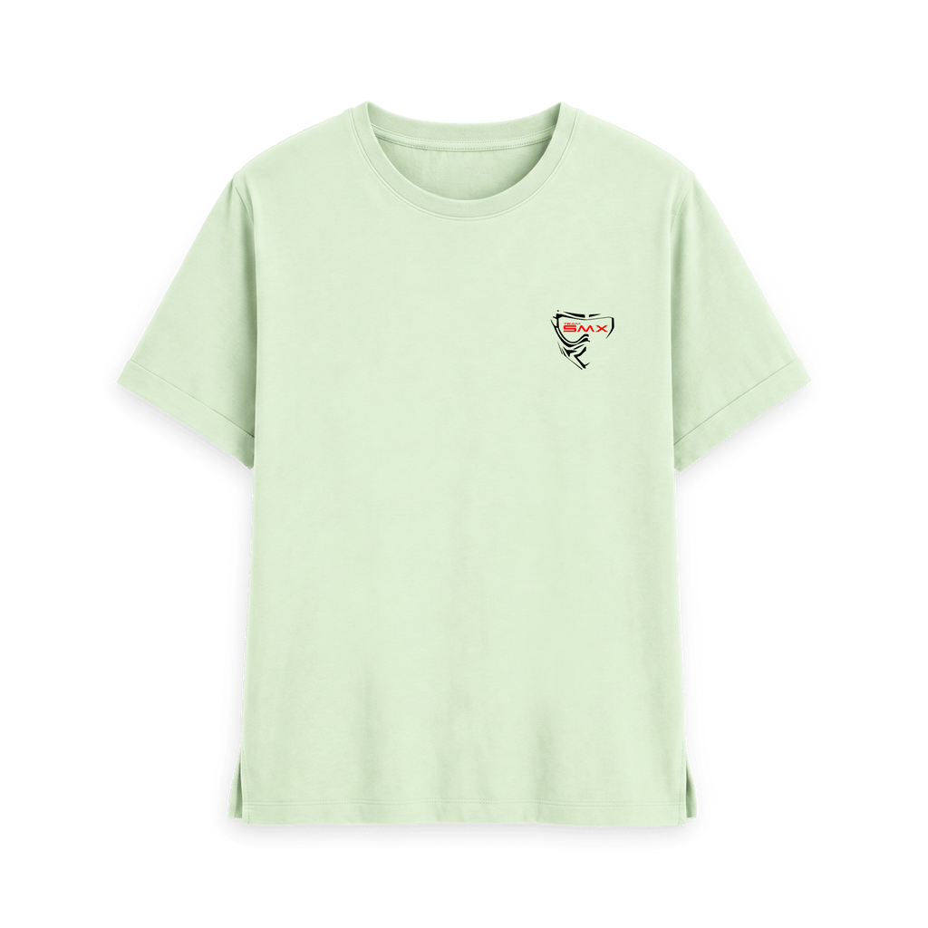 Pastel Green Printed T-shirt Front