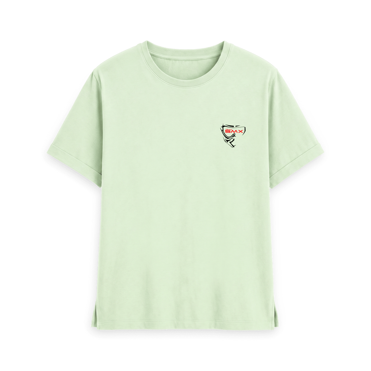 Pastel Green Printed T-shirt Front
