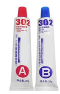 EPOXY STEEL HIGH TEMP SYRINGE 20g METAL REPAIR AB GLUE WATERPROOF