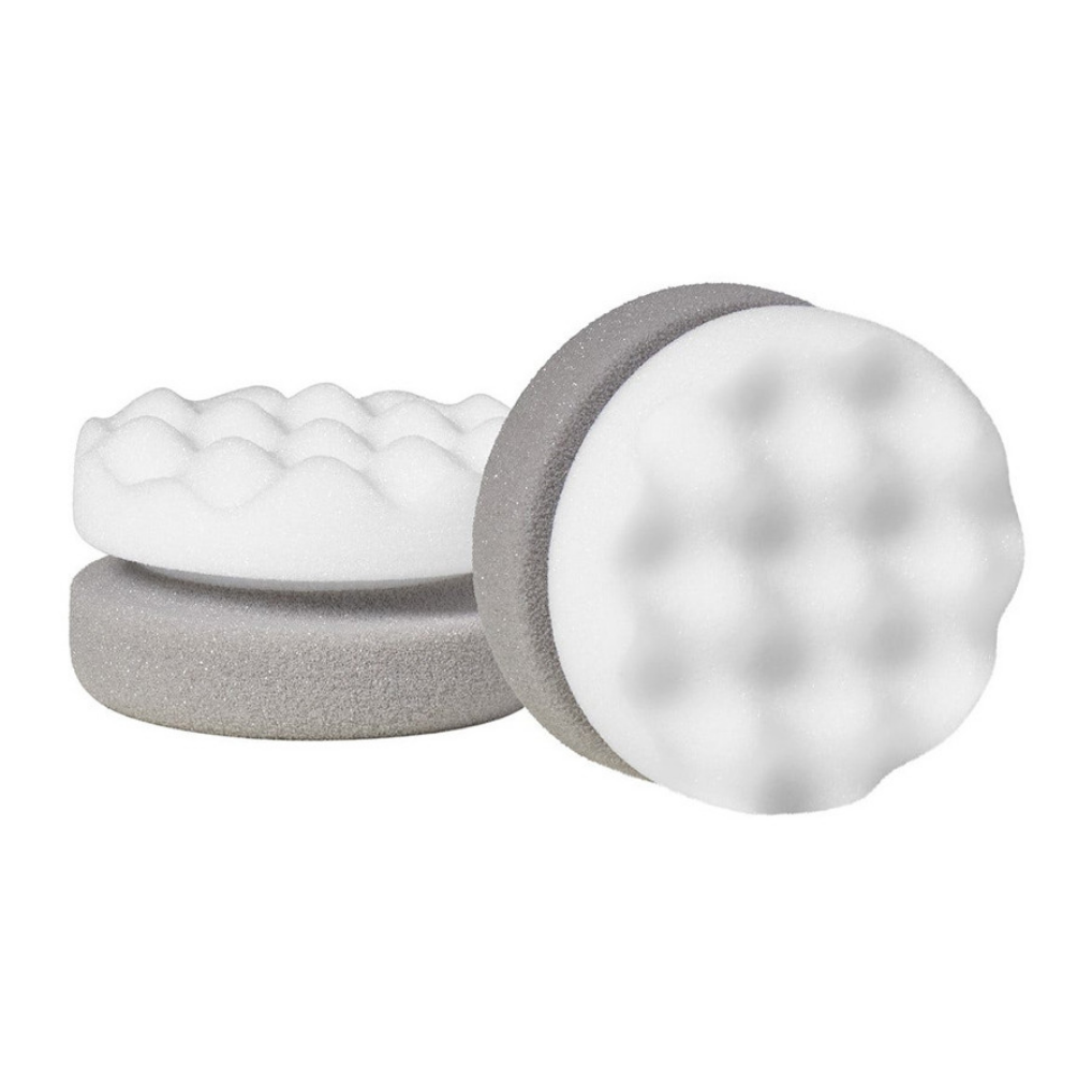 HAND POLISHING APPLICATOR PUCK AUTOGLYM HPPUCK2 2 PACK WHITE MICROFIBRE