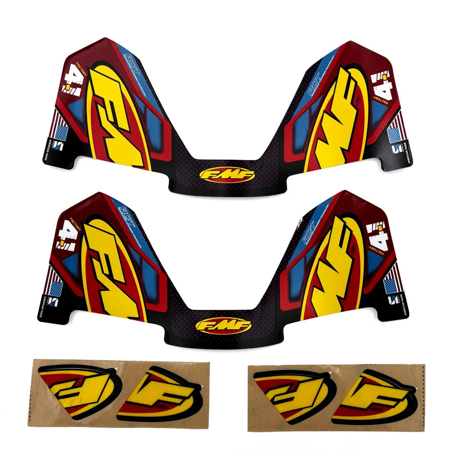 FMF FACTORY 4.1 RCT REPLACEMENT WRAP DECAL 2 PACK