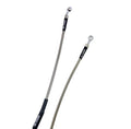 HOSE FRONT BRAKE SILVER / BLACK, MC125/250 2024-25 GAS GAS, VENHILL G06-1-011/P-CL