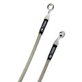 HOSE FRONT BRAKE SILVER / BLK, VENHILL Y01-1-033/P, YAMAHA XT225 SEROW