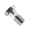 BANJO BOLT M10x1.25 SILVER PLATED CARBON STEEL, 25MM LONG, 992-03-32LZ1