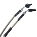 HOSE REAR BRAKE SILVER / BLK, VENHILL H01-2-014/P HUSQVRANA, WR250 2006-12 WR300 2009-12
