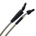 HOSE FRONT BRAKE SILVER / BLK, VENHILL K02-1-054/P KXF 2012