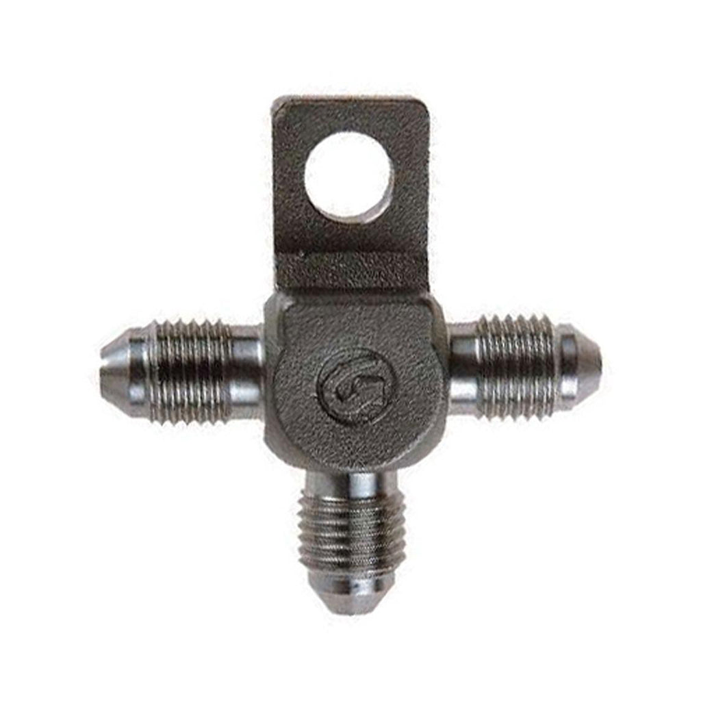 TEE FITTING WITH LUG 3/8UNF, GOODRIDGE SWAGE CRIMP FITTING 600 Series -3, 3-WAY FITTING 5136-03C, UP-05039