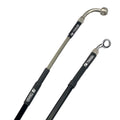 HOSE REAR BRAKE SILVER / BLK, VENHILL B05-2-004/P-CL, BETA
