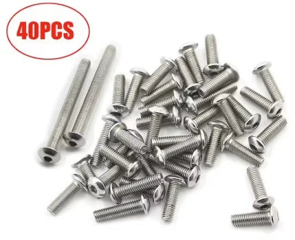 40pcs. Full Fairing Bolt Screws Nut Repair Kit BMW R1100 RT R 1100 R1100RT 1100RT 1996 - 2001 1998 1999 2000 Stainless Steel