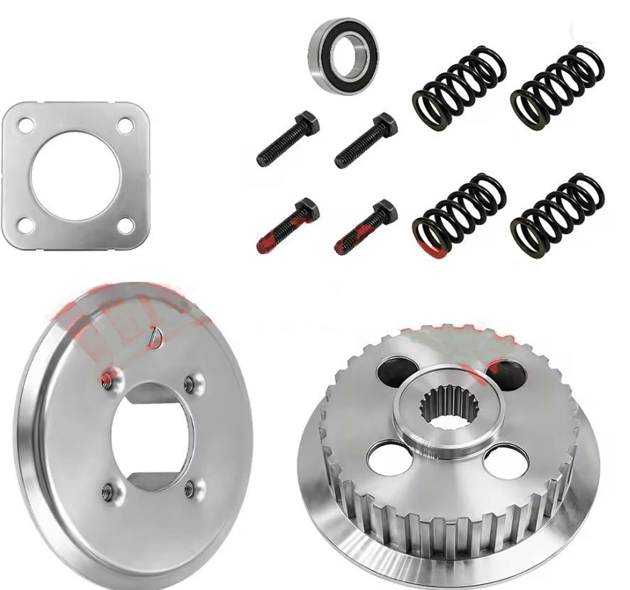 CLUTCH INNER HUB & OUTER PRESSURE PLATE & SPRINGS KIT 2002-2024 HONDA RECON 250 TRX250TE
