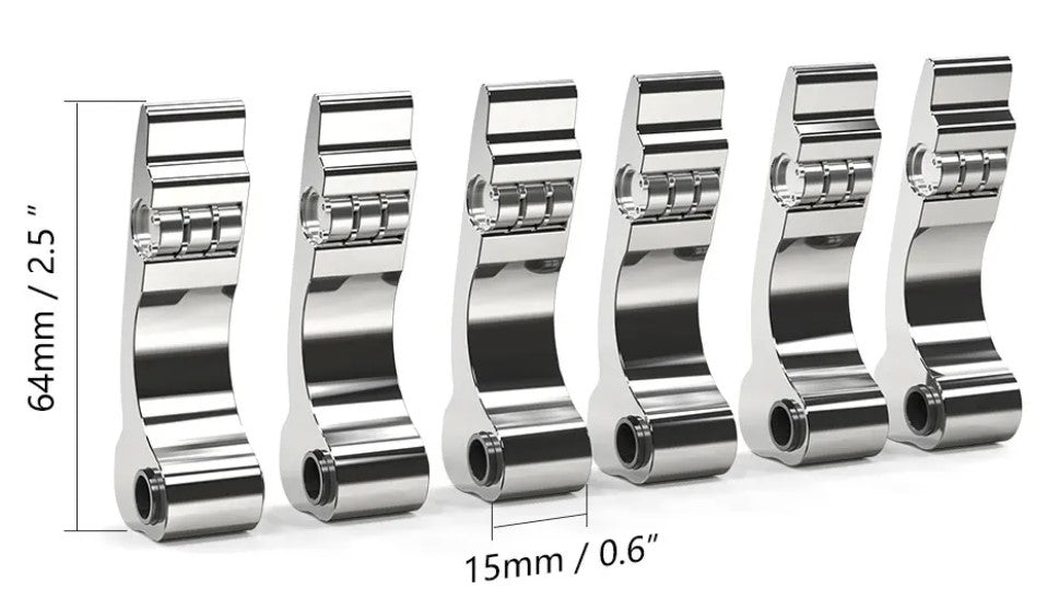 6Pcs CLUTCH WEIGHTS CAN AM MAVERICK X3 MAX R RR TURBO SPORT TRAIL 4X4 1000R 420248658