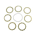 CLUTCH FRICTION PLATE SET HSQ TE400 05-09, ATHENA P40230006, WITH GASKET