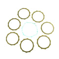 CLUTCH FRICTION PLATE SET HSQ TE400 01-04, ATHENA P40230007, WITH GASKET