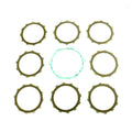 CLUTCH FRICTION PLATE SET KAWA KX250 92-93, ATHENA P40230069, WITH GASKET