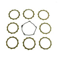 CLUTCH FRICTION PLATE SET KAWA KX250F 09-16, ATHENA P40230080, WITH GASKET