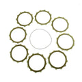 CLUTCH FRICTION PLATE SET SUZUKI RM250 06-08, ATHENA P40230085, WITH GASKET