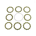 CLUTCH FRICTION PLATE SET HONDA CRF250R 04-07, ATHENA P40230093, WITH GASKET
