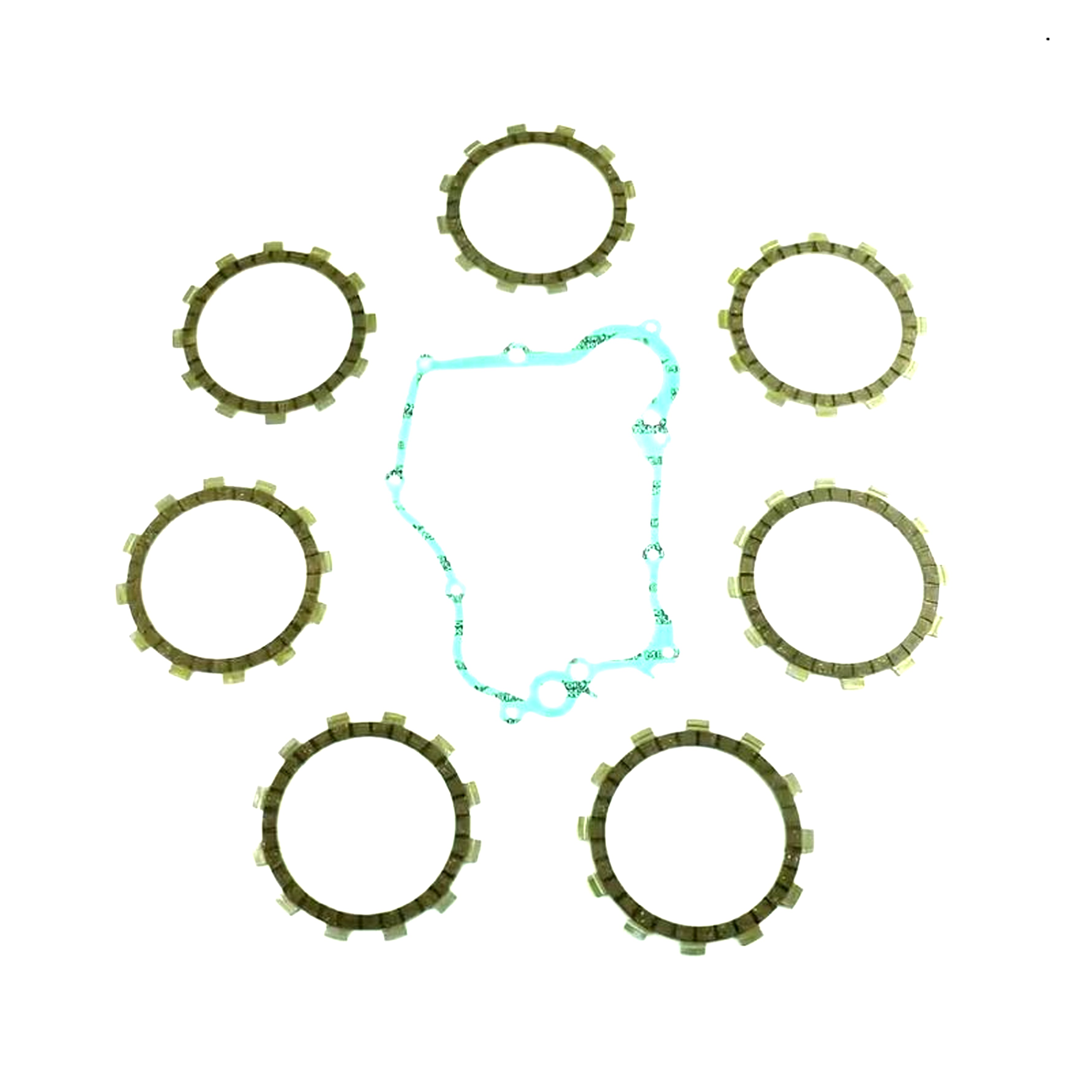 CLUTCH FRICTION PLATE SET YAMAHA YZ125 91-92, ATHENA P40230098, WITH GASKET