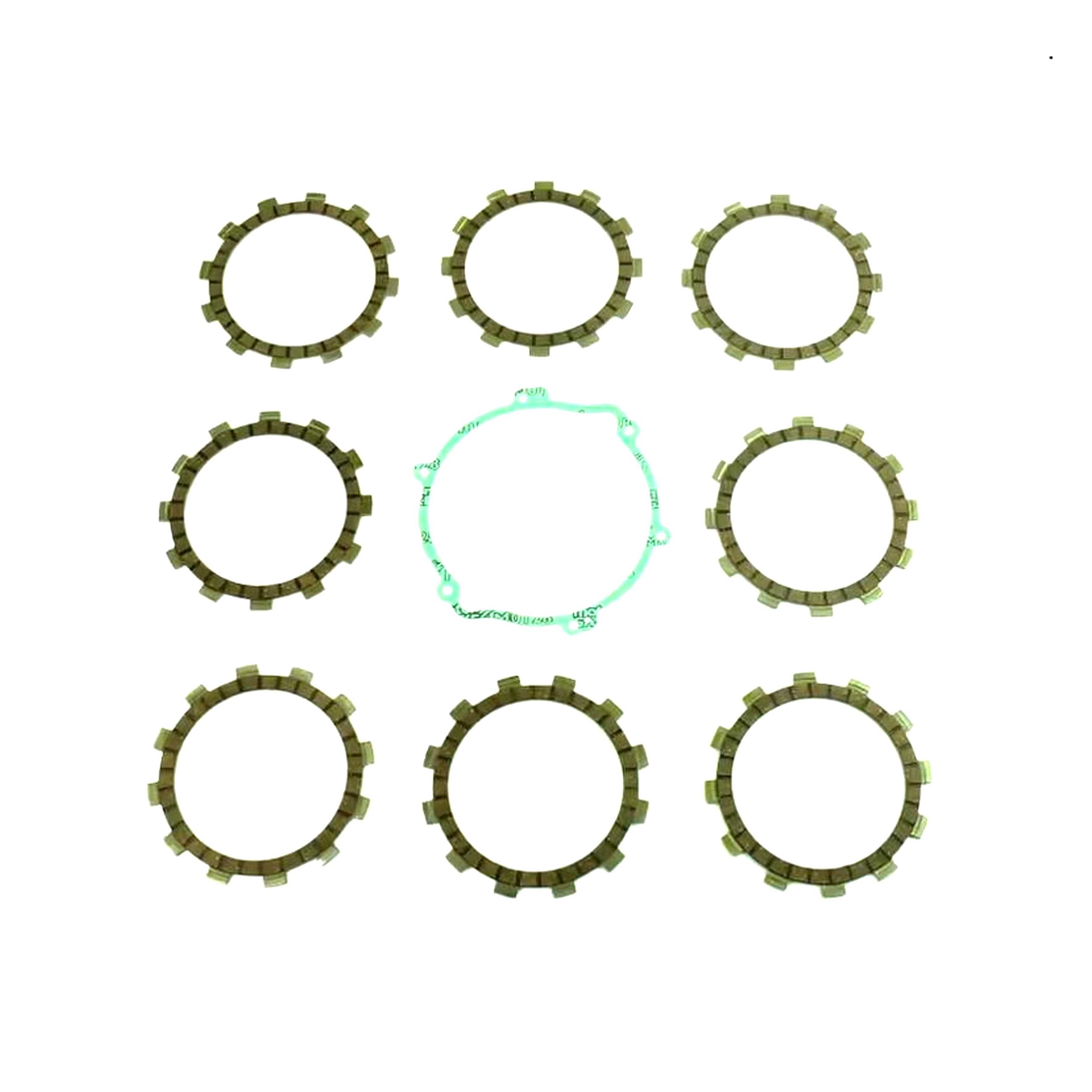 CLUTCH FRICTION PLATE SET YAMAHA YZ125 93-03, ATHENA P40230100, WITH GASKET