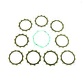 CLUTCH FRICTION PLATE SET YAMAHA YZ-F250 01-13, ATHENA P40230106, WITH GASKET