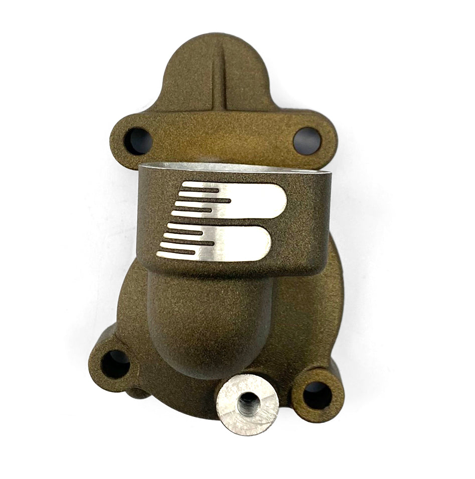 WATER PUMP COVER MAGNESIUM 2024 KAWASAKI KX 450 F, BOYESEN WPK18DM SUPERCOOLER