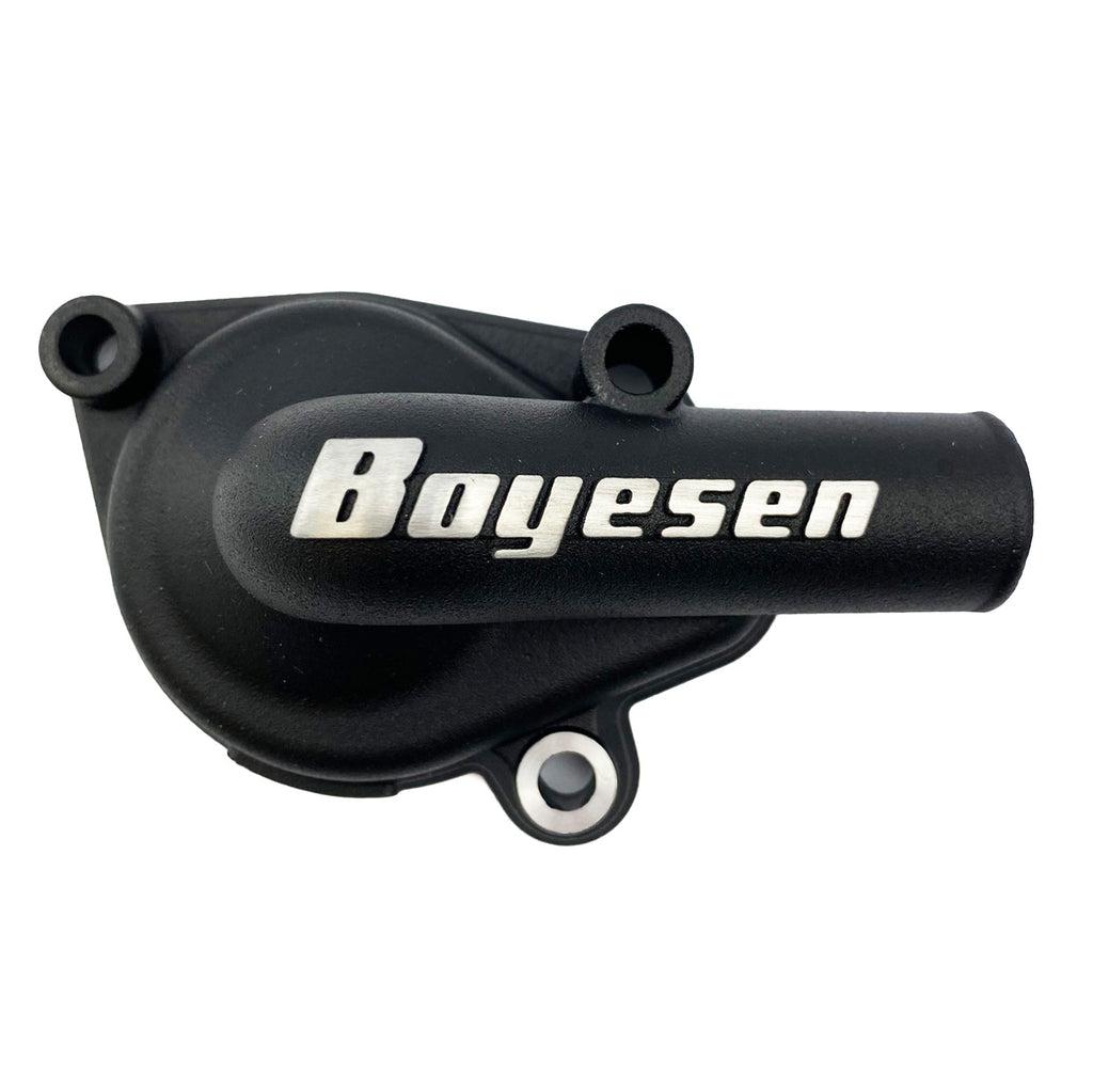 WATER PUMP COVER BLACK 2024-2025 KTM 2 STROKE, BOYESEN WPK-42B SUPERCOOLER