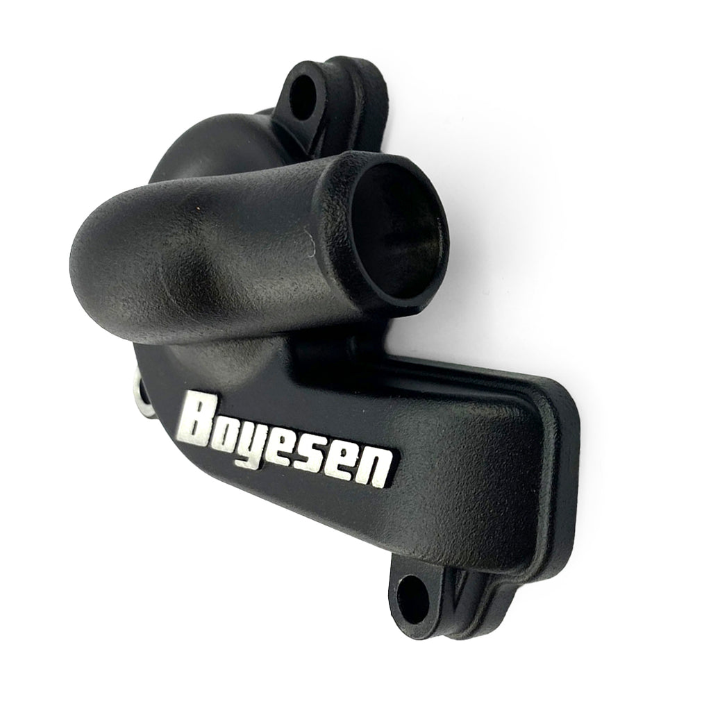 WATER PUMP COVER BLACK 23-24 KTM 250/350 SX-F, BOYESEN WPK44CB SUPERCOOLER