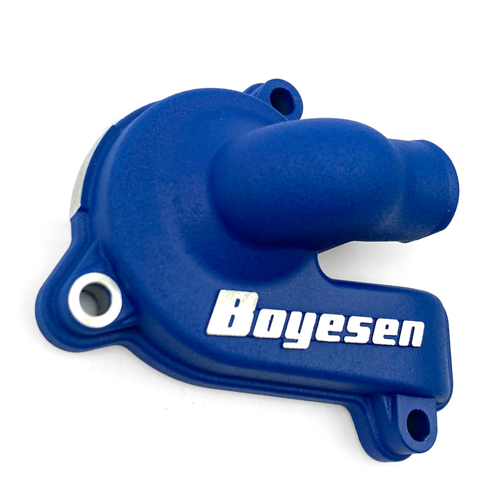 WATER PUMP COVER BLUE 23-24 KTM 250/350 SX-F, BOYESEN WPK44CL SUPERCOOLER