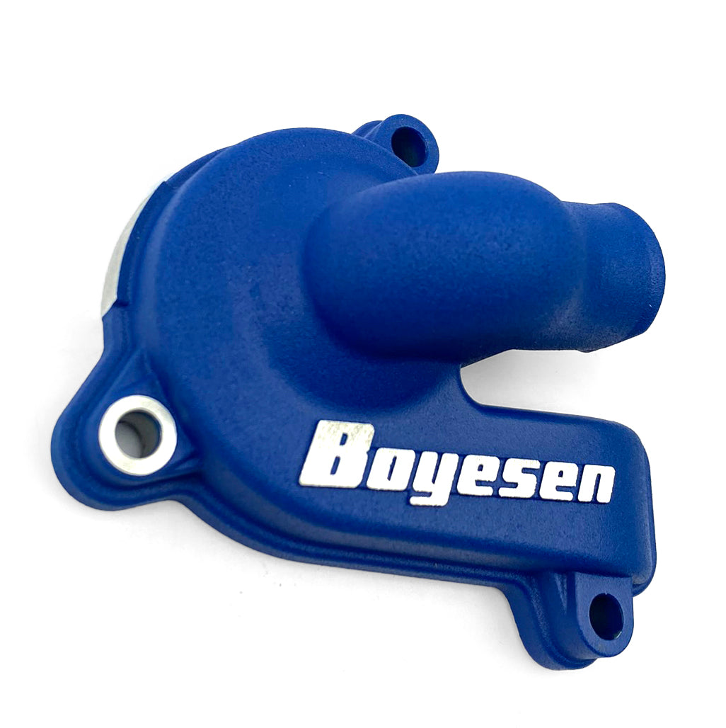 WATER PUMP COVER BLUE 23-24 KTM 250/350 SX-F, BOYESEN WPK44CL SUPERCOOLER