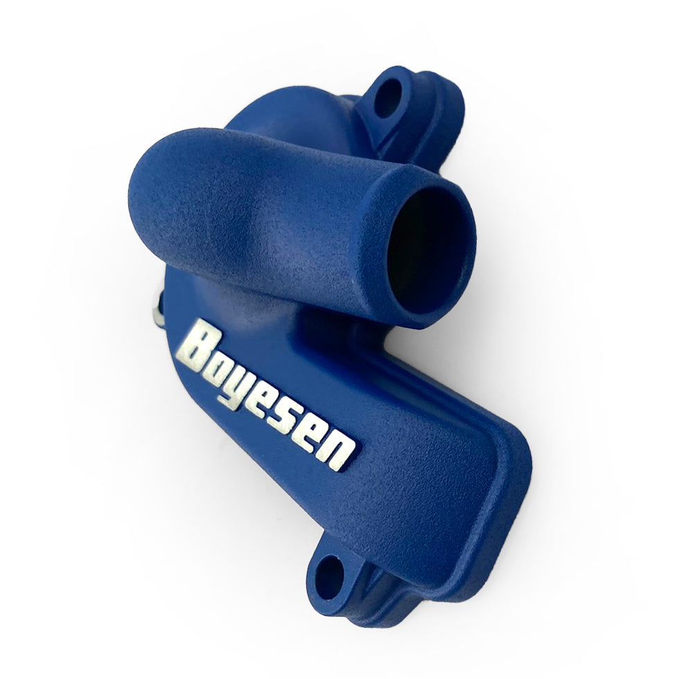 WATER PUMP COVER BLUE 23-24 KTM 250/350 SX-F, BOYESEN WPK44CL SUPERCOOLER