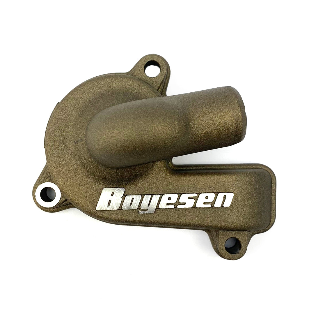 WATER PUMP COVER MAGNESIUM 23-24 KTM 250/350 SX-F, BOYESEN WPK44CM SUPERCOOLER