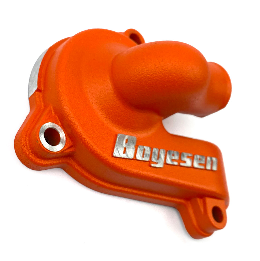 WATER PUMP COVER ORANGE 23-24 KTM 250/350 SX-F, BOYESEN WPK44CO SUPERCOOLER