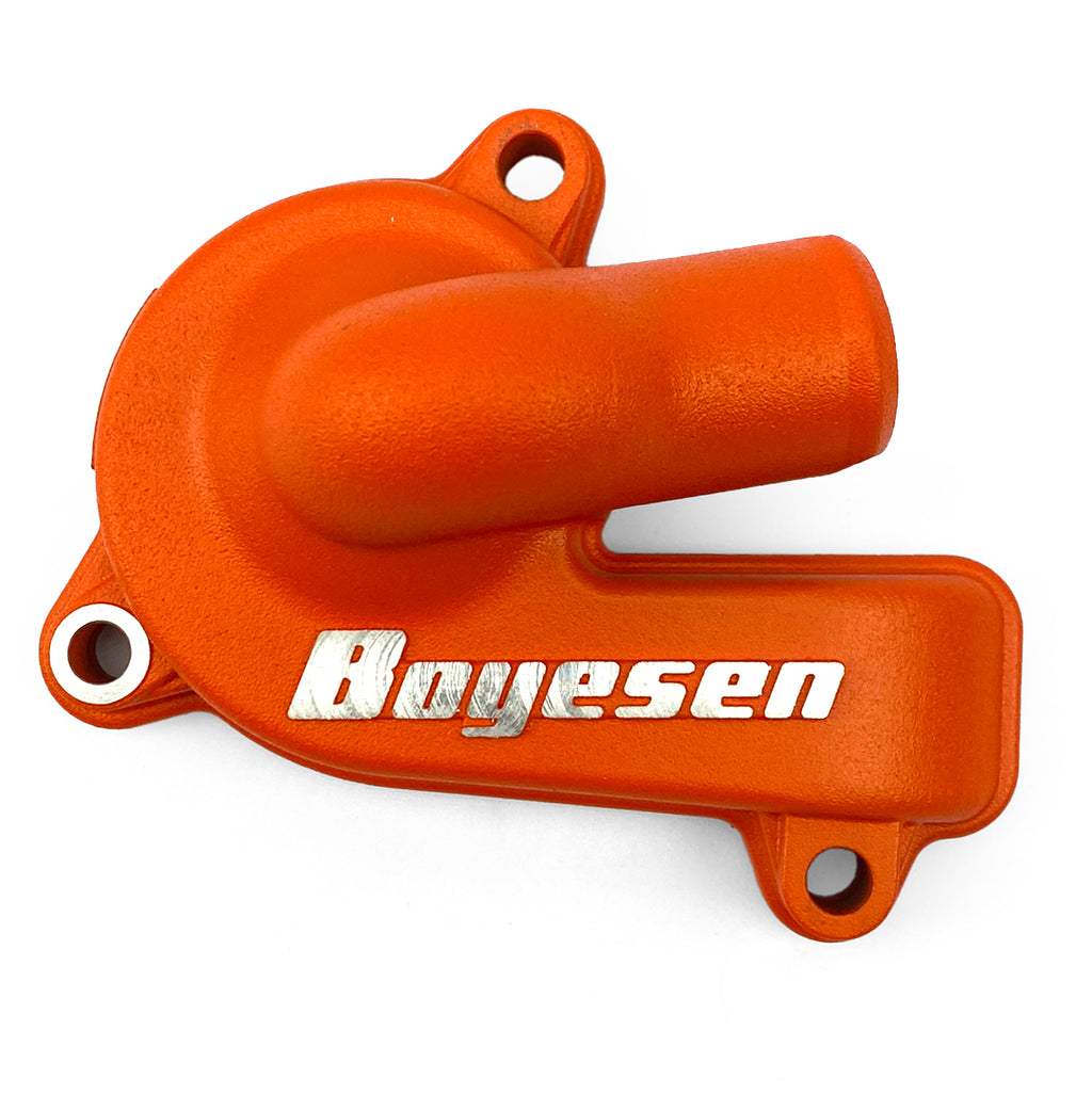 WATER PUMP COVER ORANGE 23-24 KTM 250/350 SX-F, BOYESEN WPK44CO SUPERCOOLER