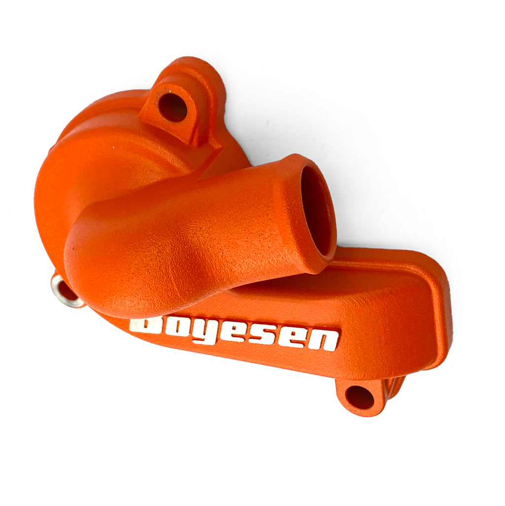 WATER PUMP COVER ORANGE 23-24 KTM 250/350 SX-F, BOYESEN WPK44CO SUPERCOOLER