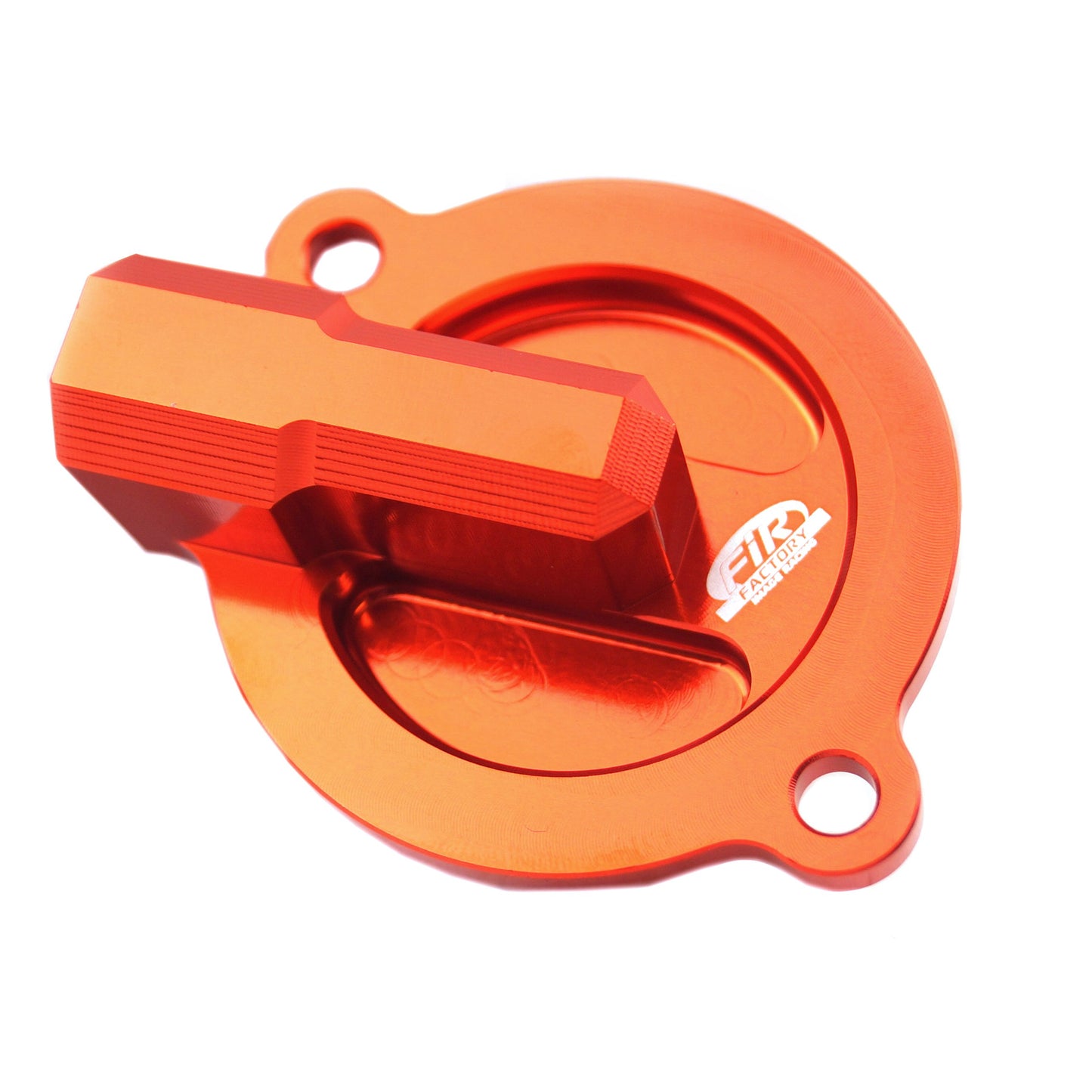 OIL FILTER COVER KTM RH COVER, FIR ASOC-25, ORANGE
