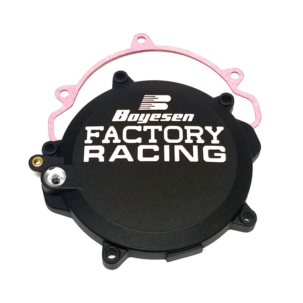 CLUTCH COVER 18-23 TC SX 85, BOYESEN CC-46AB, BLACK