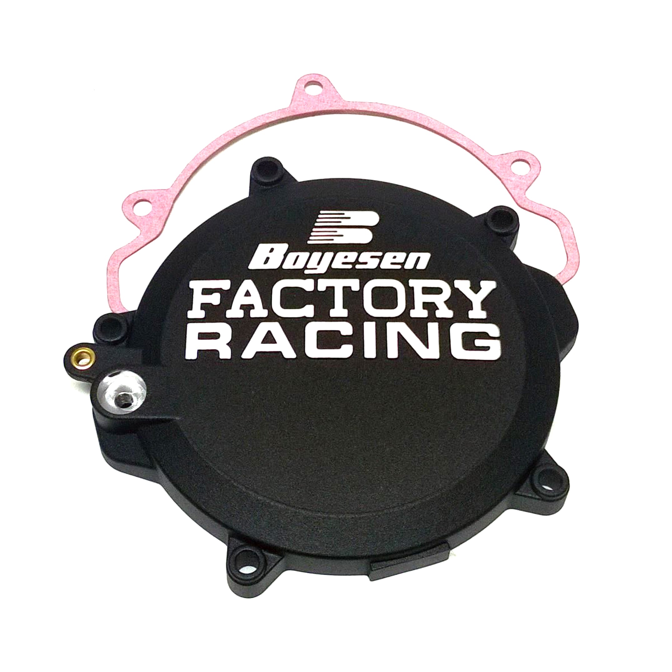 CLUTCH COVER 18-23 TC SX 85, BOYESEN CC-46AB, BLACK