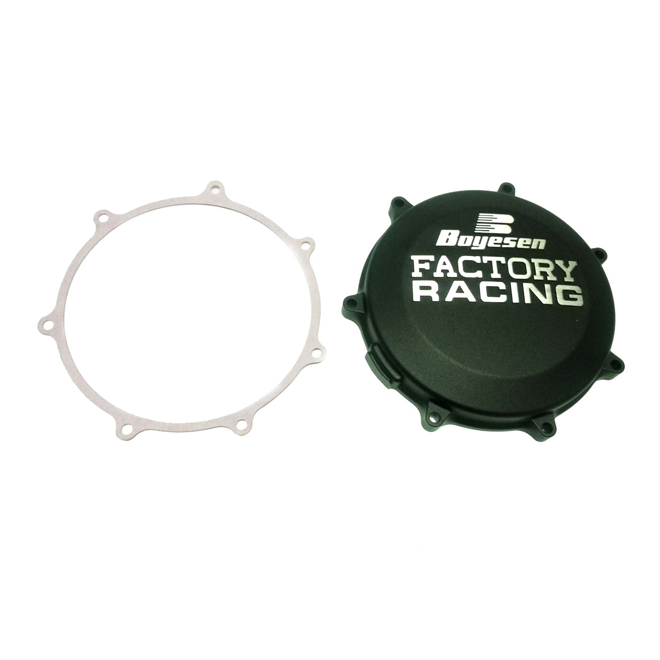 CLUTCH COVER 2019 KX450F, BOYESEN CC-18CB, BLACK