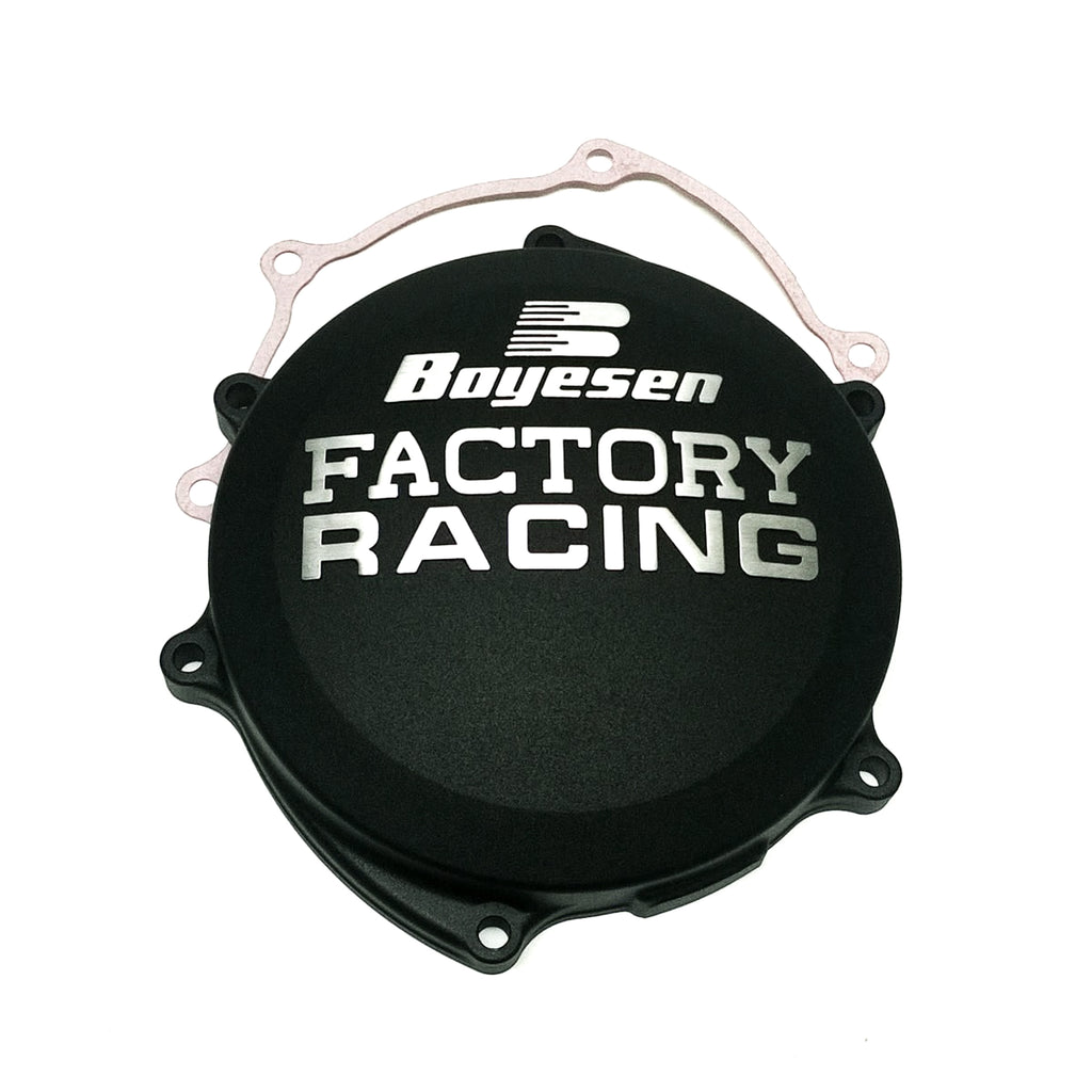CLUTCH COVER 2019-24 YZ250F, BOYESEN CC-37CB, BLACK