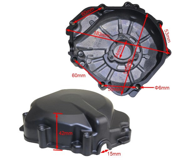 ENGINE CRANKCASE COVER WITH GASKET 2005-2008 SUZUKI GSXR1000 11351-41G10