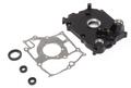 ENGINE SIDE COVER 95-03 KAWASAKI LAKOTA KEF 300 14090-1492 14090-1756