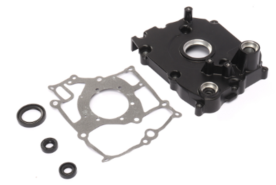 ENGINE SIDE COVER 95-03 KAWASAKI LAKOTA KEF 300 14090-1492 14090-1756