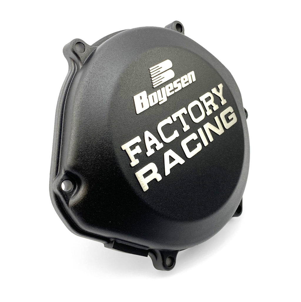 CLUTCH COVER 87-01 CR250 CR500, BOYESEN CC-02B HONDA MX